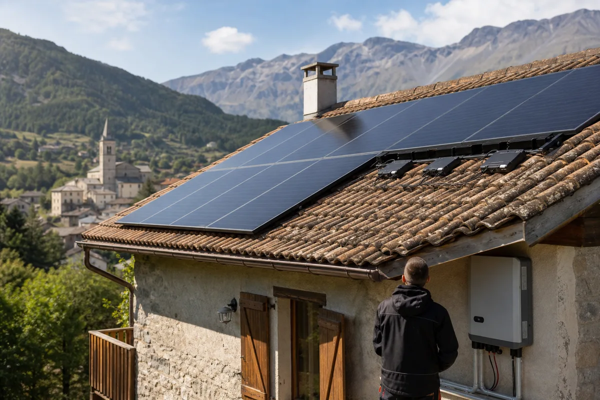 Micro-onduleurs ou onduleur string à Châteauroux-les-Alpes : le bon choix selon votre toit