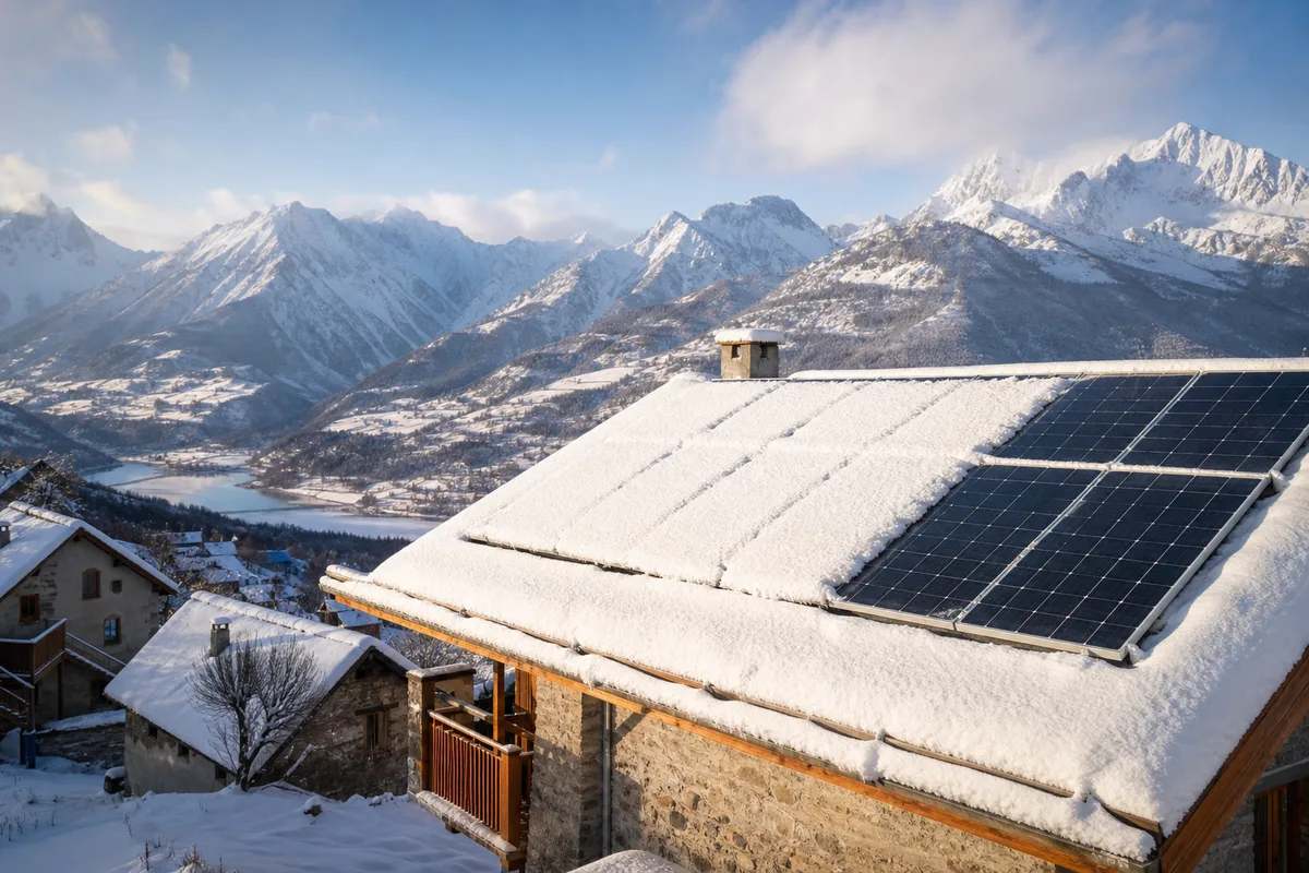 Neige et panneaux solaires à Châteauroux-les-Alpes : ce qu'il faut prévoir dans l'Embrunais, entre Durance et Écrins