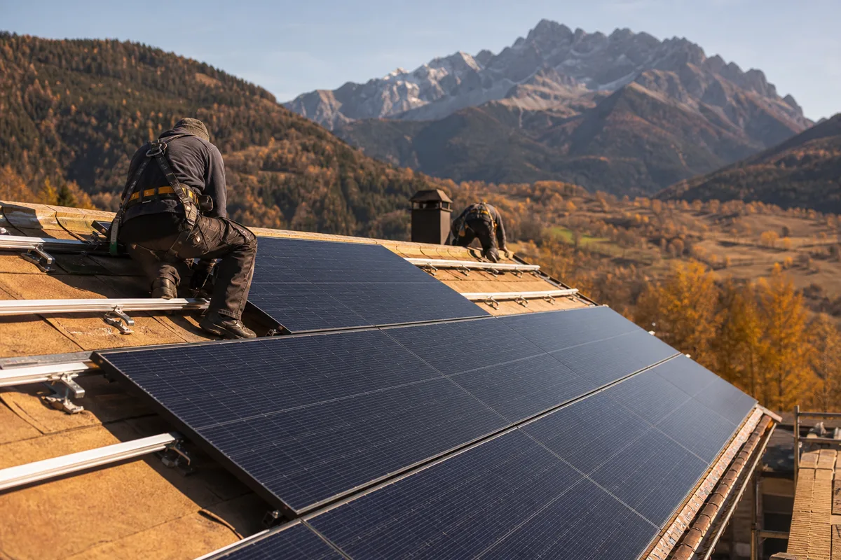 Installation de panneaux photovoltaïques à Châteauroux-les-Alpes